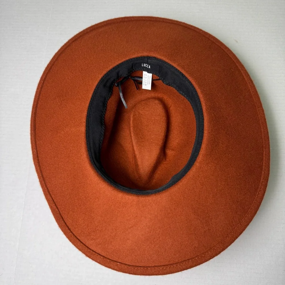 Lucca Couture Western Wool Hat Women's One Size Adjustable Hat